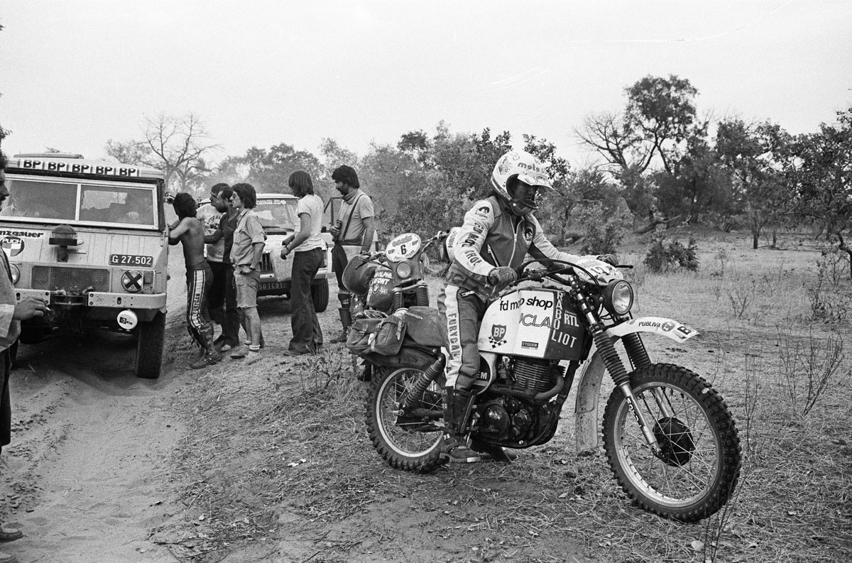 PARIS DAKAR 1979 - PHOTO: DPPI
CYRIL NEVEU / YAMAHA 500 XT