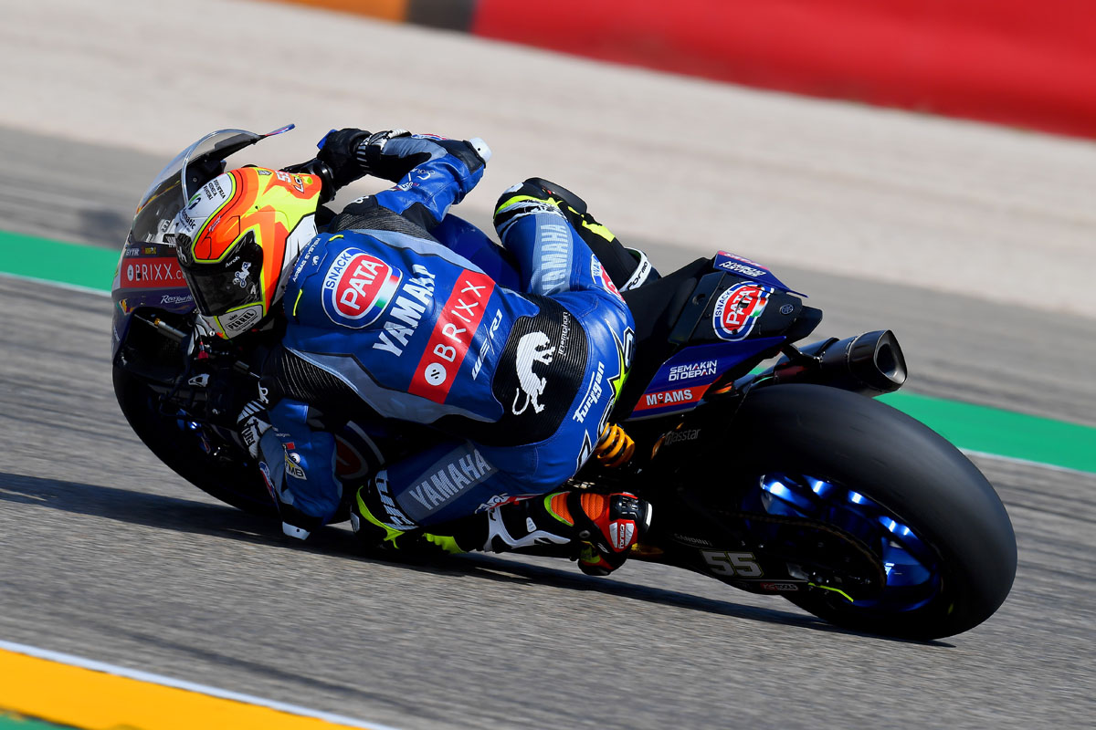 Andrea Locatelli ITA 
Yamaha YZF R1 
Pata Yamaha with BRIXX WorldSBK
Superbike
 WSBK Aragon 2021 (Circuit Motorland Aragon)
21-23.05.2021
photo: Lukasz Swiderek
www.photoPSP.com
@photopsp_lukasz_swiderek