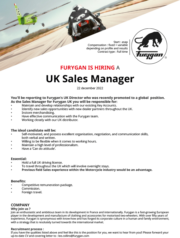 UK Sales Manager